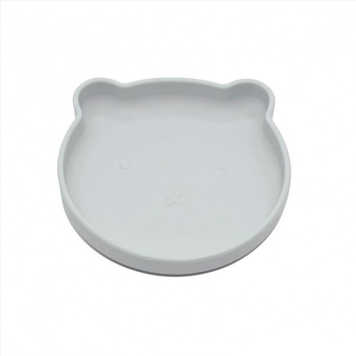 B-Suction plate Bear Grey