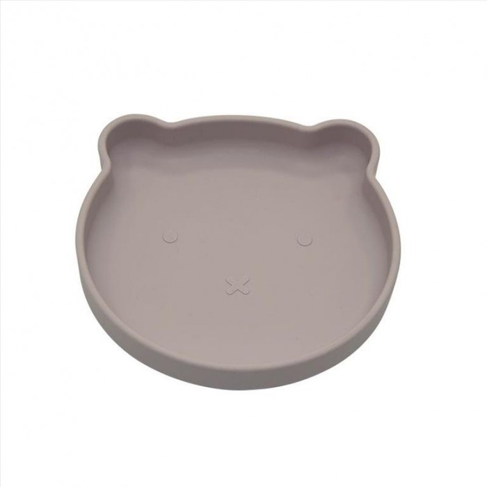 B-Suction plate Bear Pink