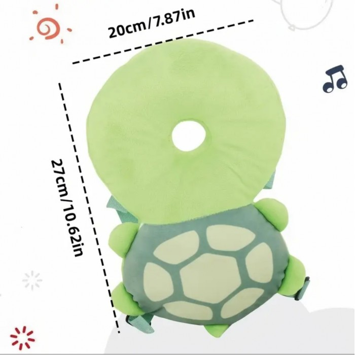 Protective Pillow From Falling Green