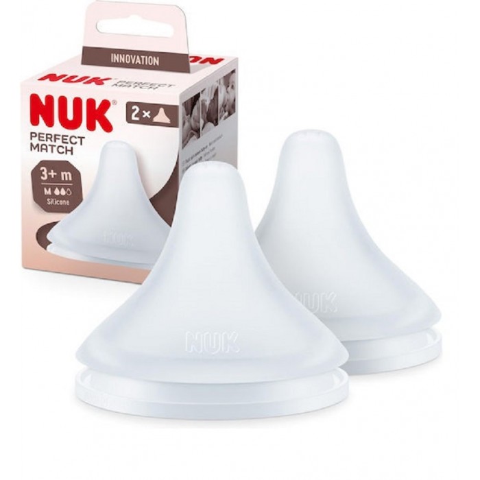 Θηλές Perfect Match Σιλικόνης M 3+Μ 2Τμχ