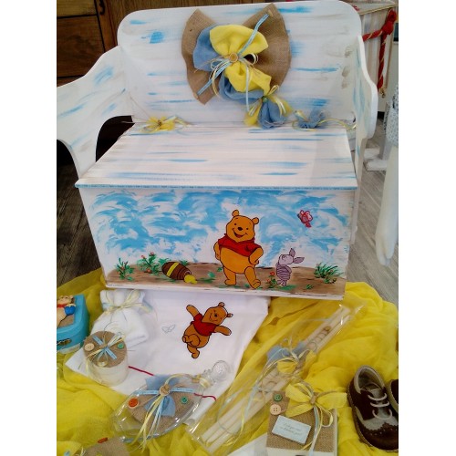 Complete christening package Winnie the Pooh