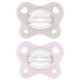 Πιπίλες Chicco όλο σιλικόνη PhysioForma® Dual Soft ΡΟΖ 2-6m