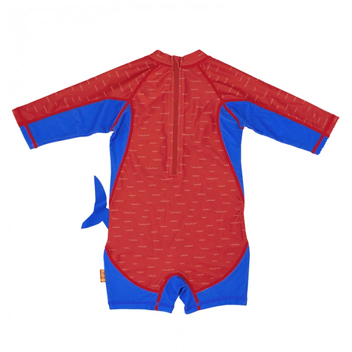 Children's One Piece Swimsuit Blue Shark