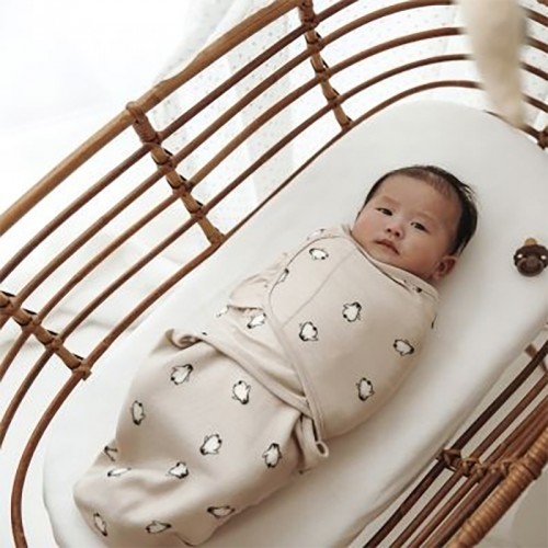 Meyco Swaddle Sand Penguin 0-3 Months