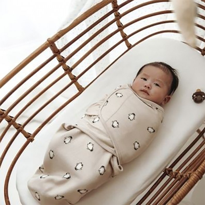 Meyco Swaddle Sand Penguin 0-3 Μηνών