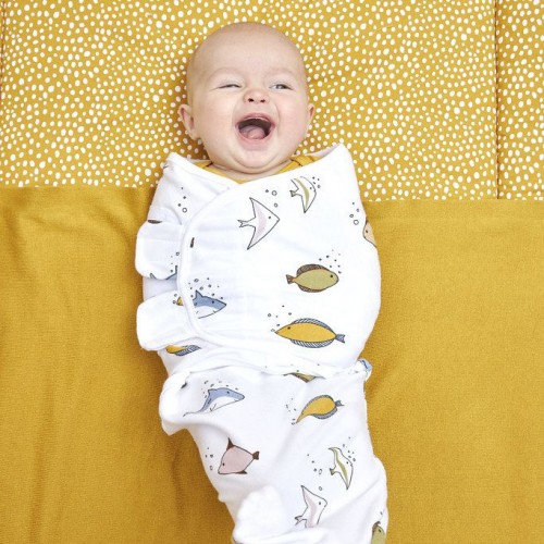 Meyco Swaddle Sea 0-3 Months