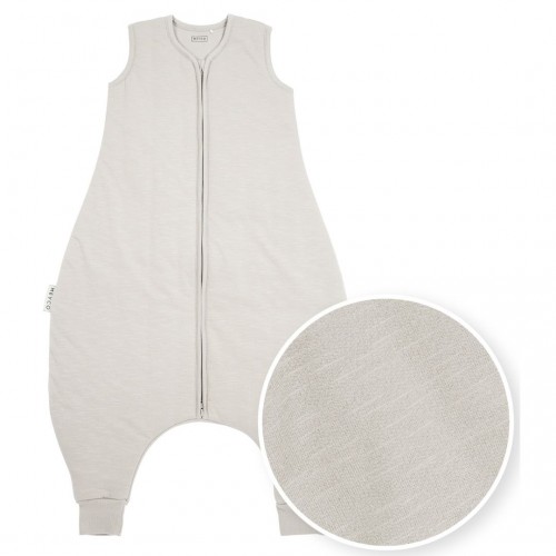 Sleeping Bag With Legs Slub Grey 92cm Sleeping Bag With Legs Slub Grey 92cm