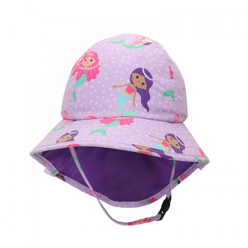 Children's Hat Sunhat UPF50 Mermaid 6-24M