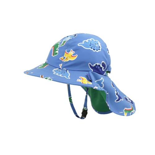 Children's Hat Sunhat UPF50 Devin The Dinosaur And Friends 6-24M