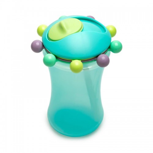 340ml Water Bottle With Straw Melii Abacus Blue