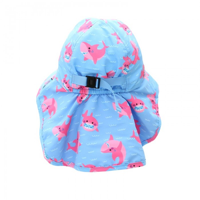 Pink Shark Kids Caps 6-24M