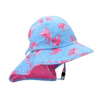 Pink Shark Kids Caps 6-24M