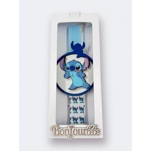 Stich Candle Blue