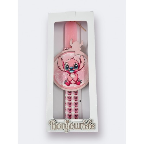 Stich Candle Pink