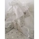 STARS GRAY bed dowry set of 3 pieces.