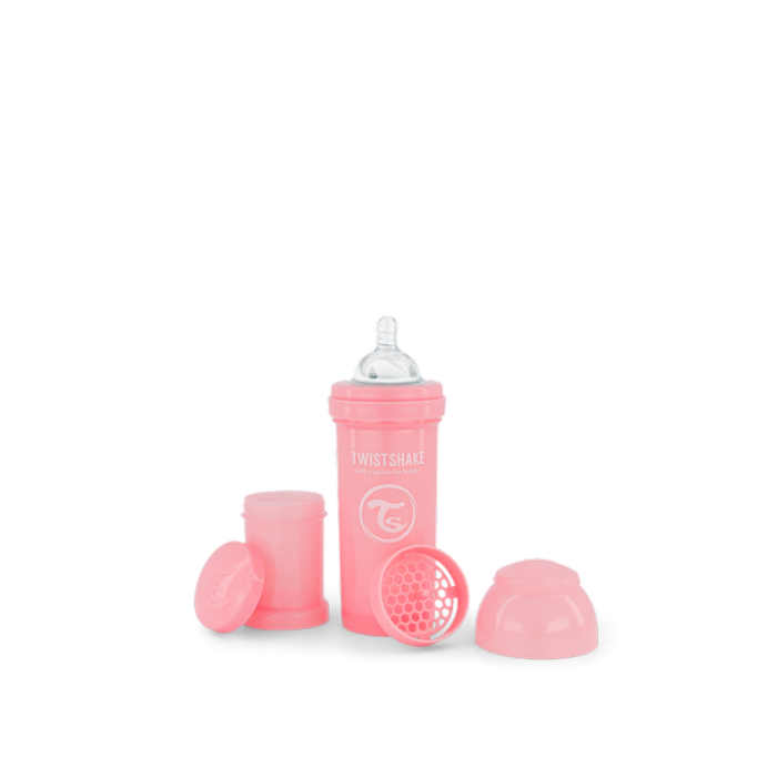 Μπιμπερό Κατά Των Κολικών 260ml Pastel Pink