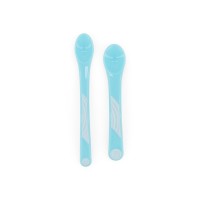 2 Feeding Spoons 4+ Months Pastel Blue