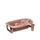Baby Bath Tub With Reducer And Auxiliary Jug Faded Pink