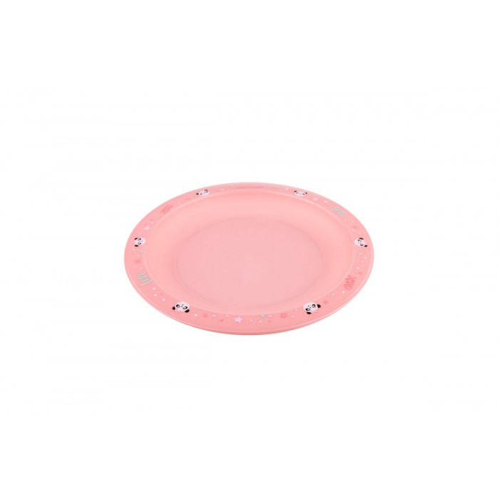 Canpol Babies Food Set Plate-Bowl Exotic Animals Pink