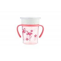 Canpol Babies Jungle 360° Educational Cup Coral 270ml 6m+