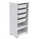 Sani Melamine White Chest of Drawers