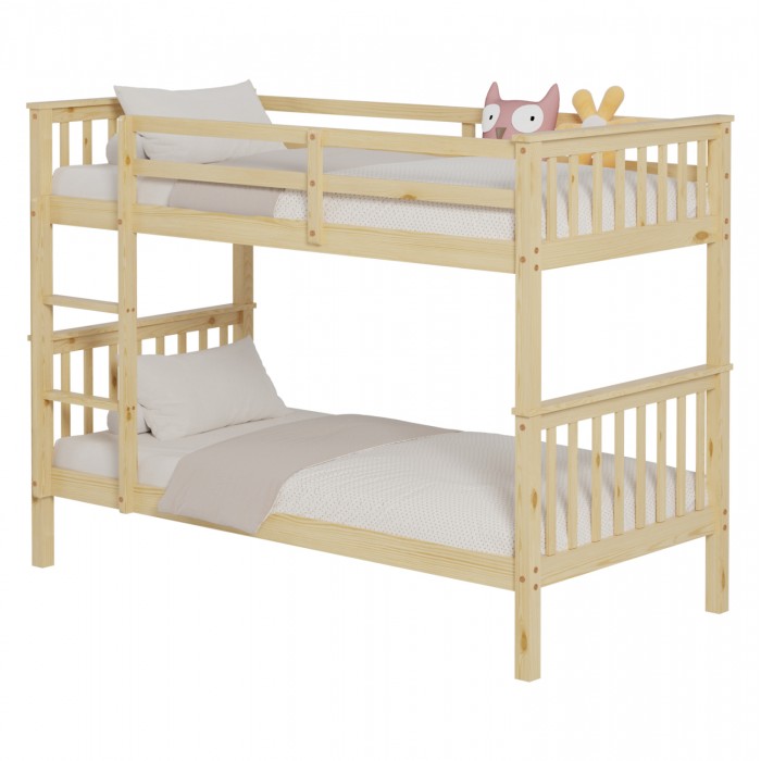 Κρεβάτι Κουκέτα Παιδικό Lantai HM682.01 Φυσικό