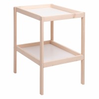 Baby Changing Table Made of Wood & Mdf Natural White