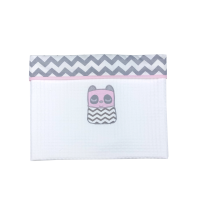 Tiny Friends Pique  Blanket Pink