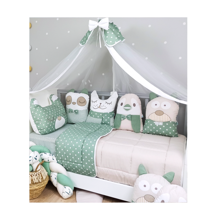 Bed Set Tiny Friends Olive