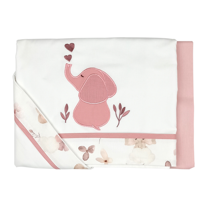 Crib Sheets 3 Pcs Elephant