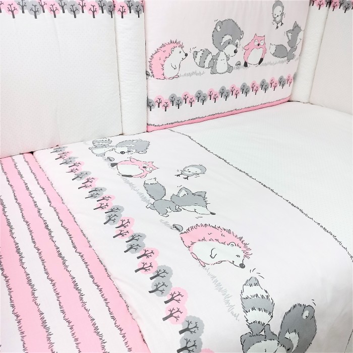 Odette 3 Piece Printed Dowry Set Pink