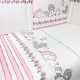 Odette 3 Piece Printed Dowry Set Pink