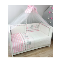 Odette 3 Piece Printed Dowry Set Pink