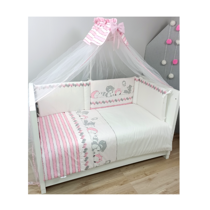 Odette 3 Piece Printed Dowry Set Pink
