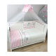 Odette 3 Piece Printed Dowry Set Pink
