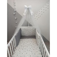 Luna Gray Background 3 Piece Printed Gift Set