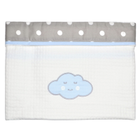 Pique Blanket Cloud Blue