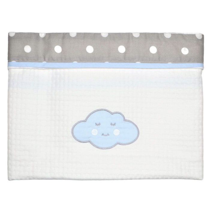 Pique Blanket Cloud Blue