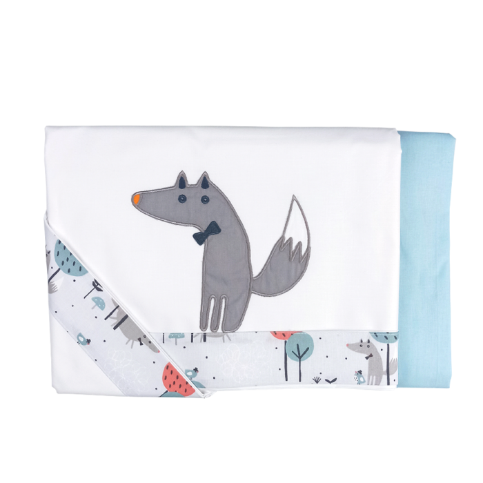 Wolf Crib Sheets 3pcs