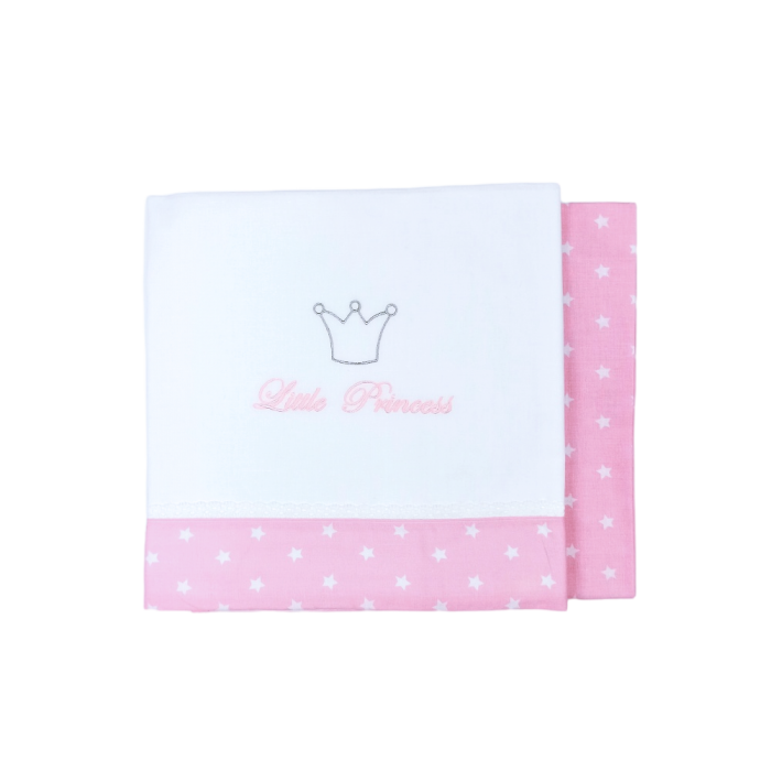 Princess Pink Crib Sheets