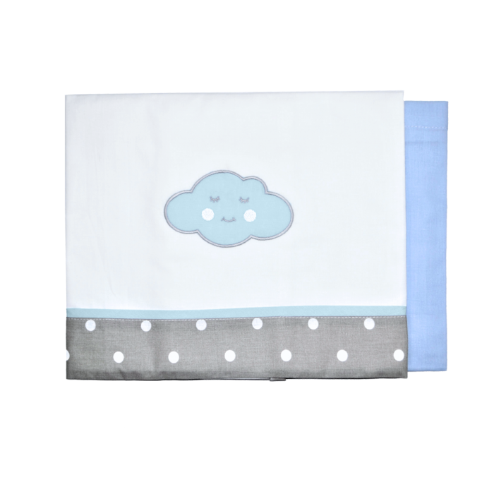 Sheets Bassinet 2 Pcs. Blue cloud