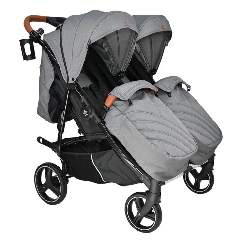 Twin Stroller Double Trouble Grey