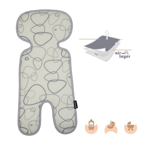 Antiperspirant Car Seat Cover Stone