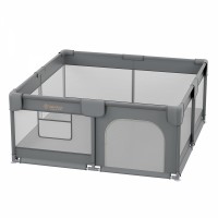 Πάρκο Τετράγωνο 150x150cm Playzen Grey