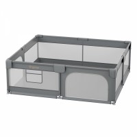 Πάρκο Ορθογώνιο 180x200cm Playzen Grey