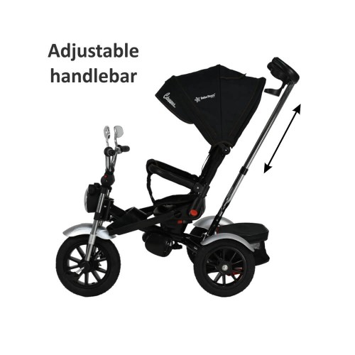 Ποδηλατάκι τρίκυκλο 360° Chopper 6in1 Black