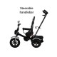 Ποδηλατάκι τρίκυκλο 360° Chopper 6in1 Black