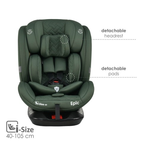 Κάθισμα Αυτοκινήτου Epic Isofix i-Size 360° Forest Green