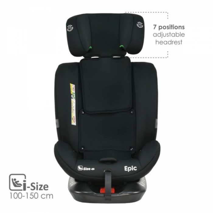 Car Seat Epic Isofix i-Size 360° Black