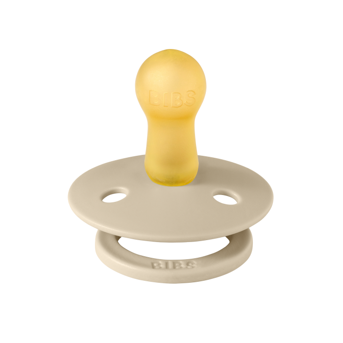 Bibs Color Round Vanilla Latex Pacifier No2